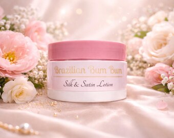 Satin & Silk Body Lotion,lightweight moisturizing lotion,soft smooth skin,handmade bath and body,hydrating silky smooth skin