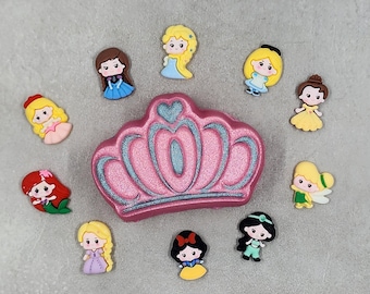 Princess Crown bath bomb with surprise inside,crown bath bomb,tiara,princess,bath bomb,girls bath bomb,surprise bath bomb,gift,girl gift