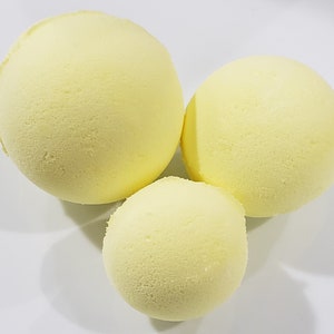 Lemon Vanilla essential oil bath bomb,Lemon,Bath Bomb,Vanilla