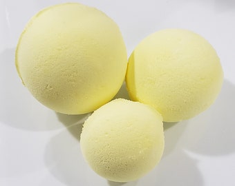 Lemon Vanilla essential oil bath bomb,Lemon,Bath Bomb,Vanilla