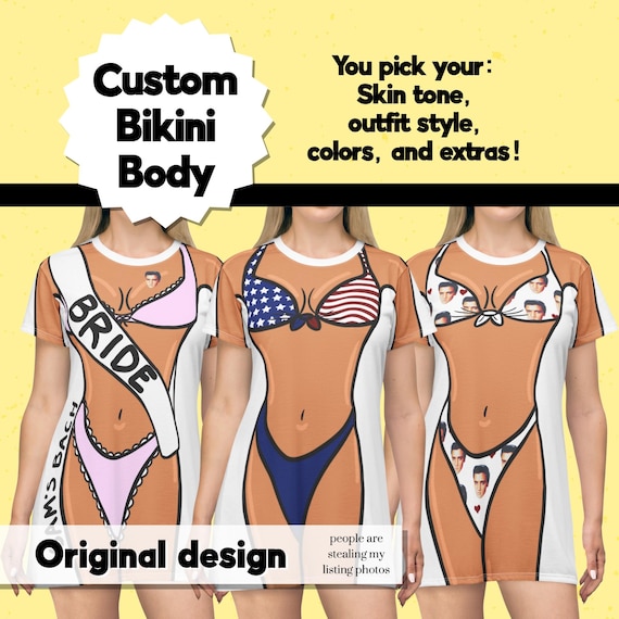 bikini t shirt dress