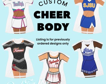 PREVIOUSLY ORDERED Custom Cheer Uniform Shirt