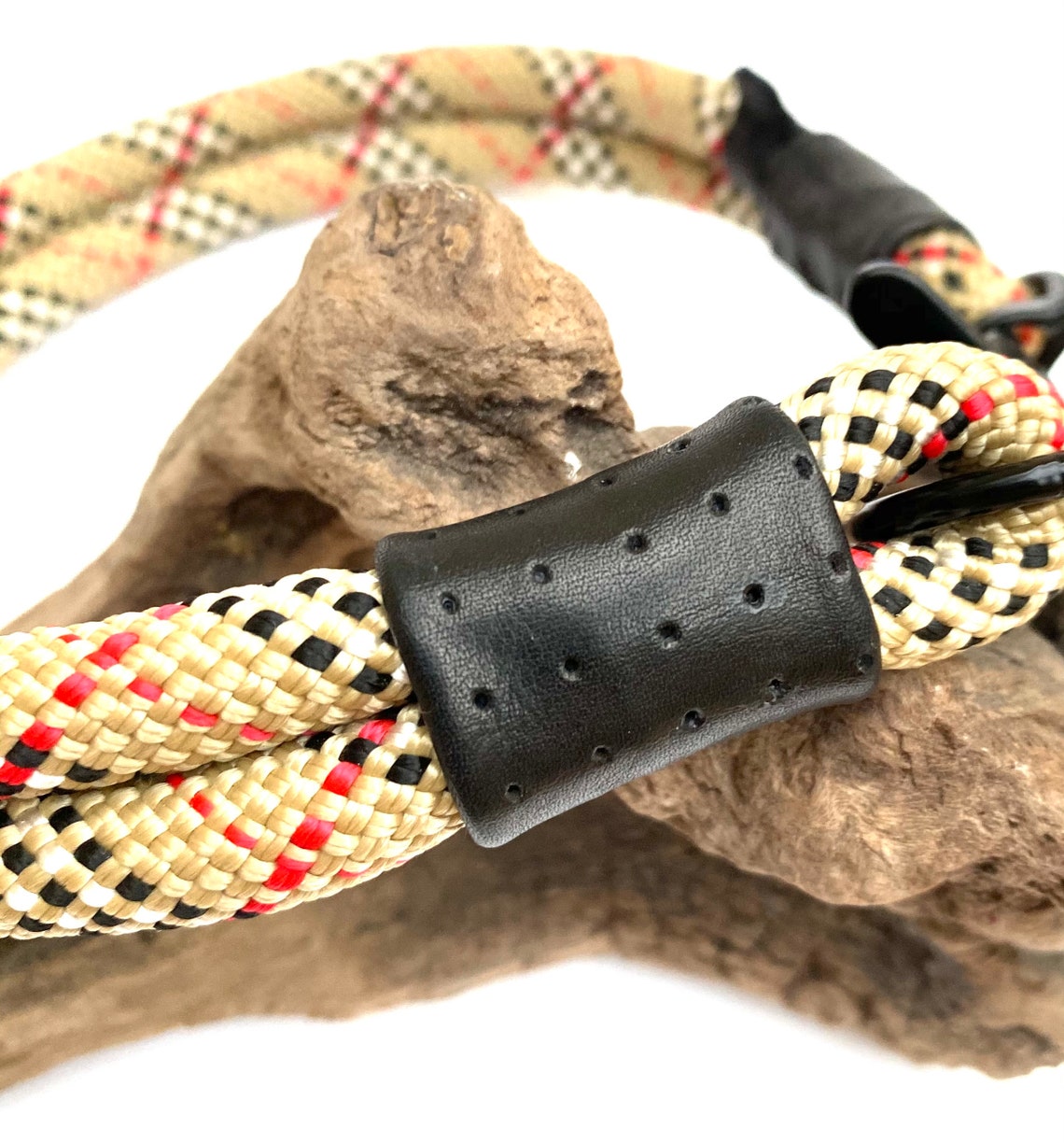 Dog rope Collar 'CLASSIC BEIGE' Strong Durable Dog Etsy