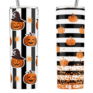 Halloween Tumbler Wrap, Halloween Tumbler Png, Tumbler Sublimation