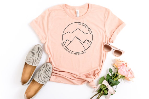Faith Shirt, Christian Women Shirt, Gift for Christian Women, Motivational Christian shirt, Youth Group Shirt, Shirts for Christian Teen