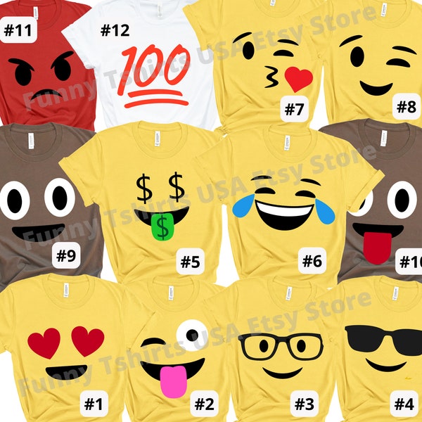 Halloween Emoji Costume Shirt main image 1