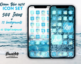 Baby Blue Icons Etsy