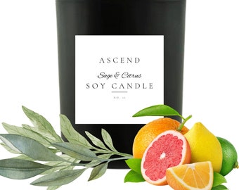 Sage & Citrus Soy Candle (10oz)
