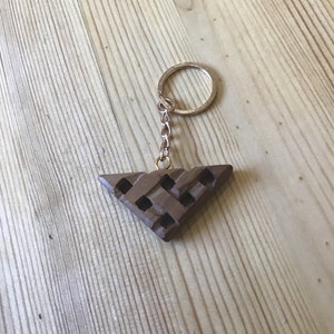 Hölzerne Ecke Knoten Schlüsselanhänger/Anhänger