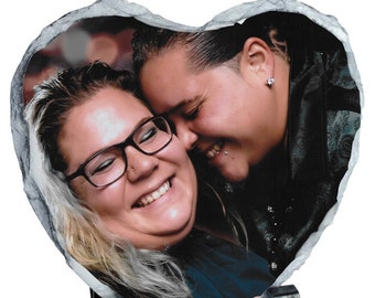 Ardoise Coeur Personnalisée