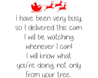 Santa Cam Letter