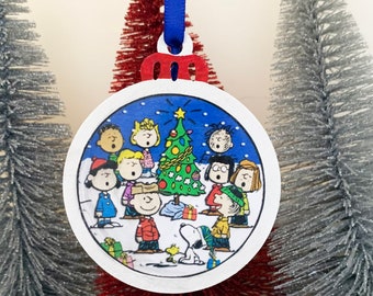 Snoopy Christmas Ornaments Etsy