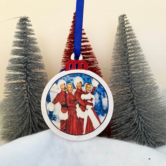 White Christmas Vintage Movie Ornament Etsy