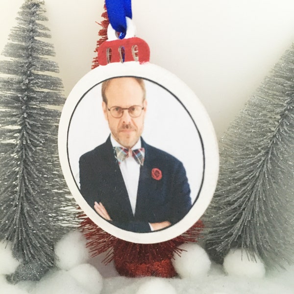 Alton Brown  Christmas  Ornament