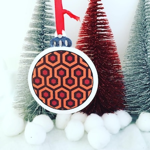 The Shining Overlook Hotel Carpet Christmas Ornament