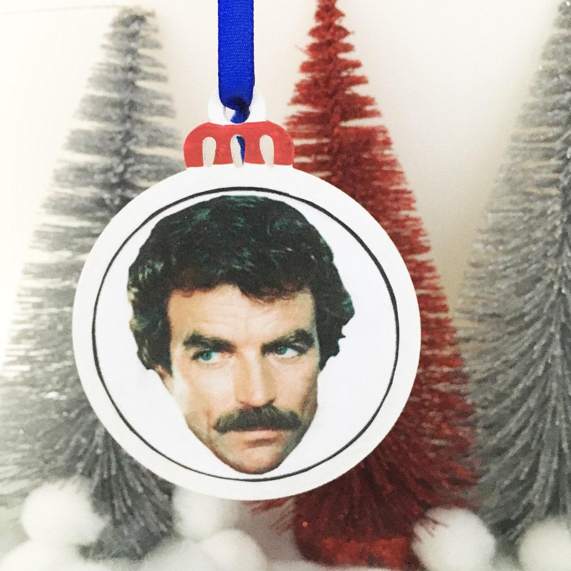 Magnum PI Tom Selleck Christmas Ornament - Etsy