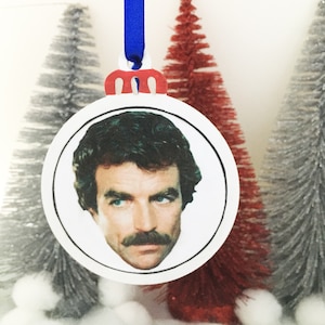 Magnum PI Tom Selleck  Christmas  Ornament