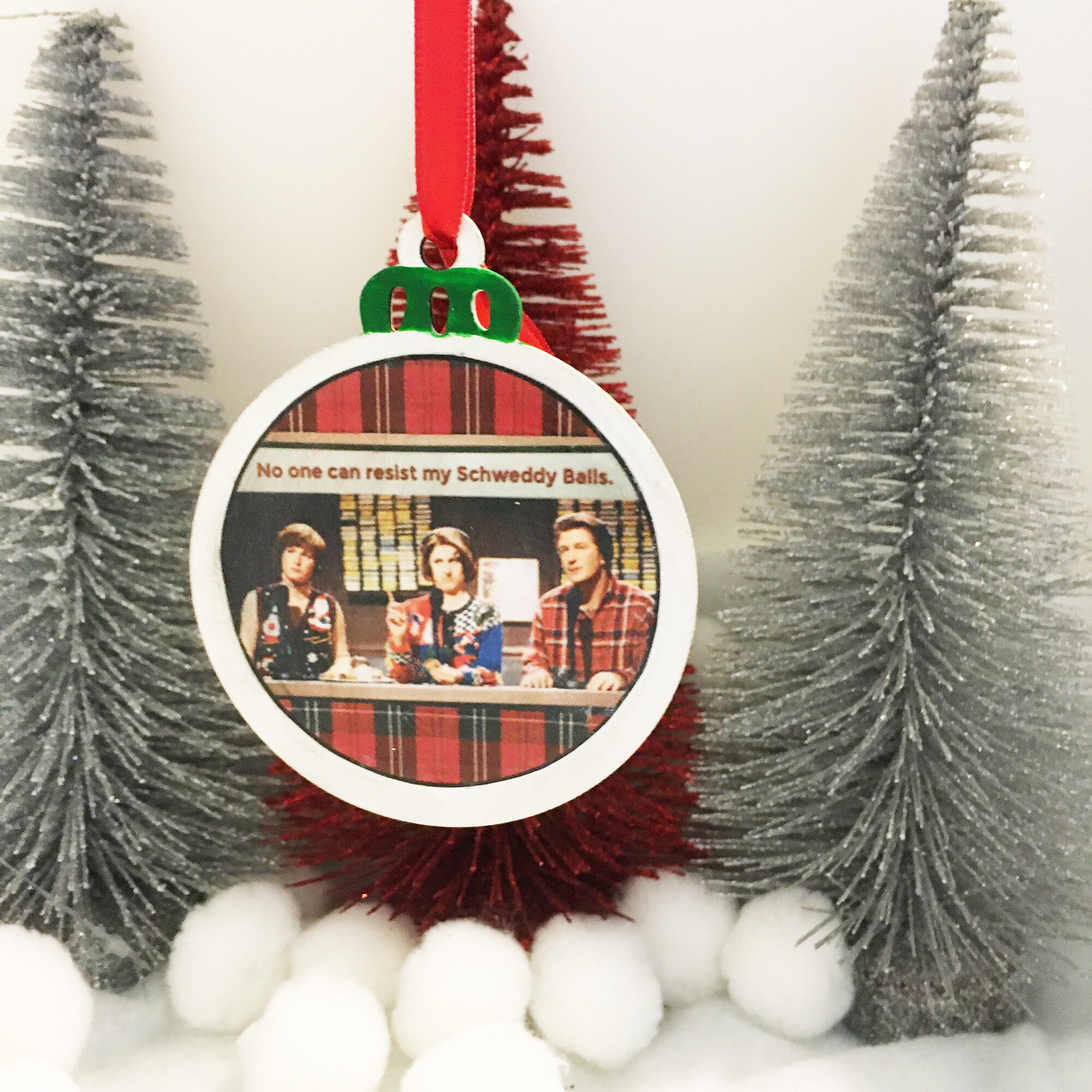 SNL Schweddy Balls Christmas Ornament Etsy