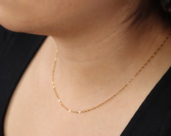 22k Solid Gold Chain - Etsy Australia