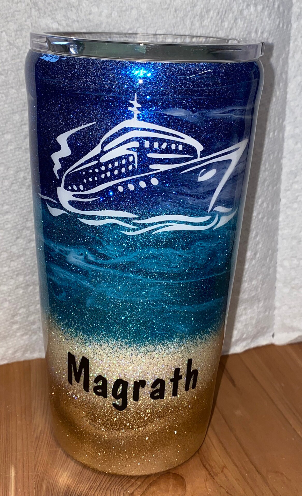Cruise Ship Beach Theme 18.5 oz. Tumbler Etsy