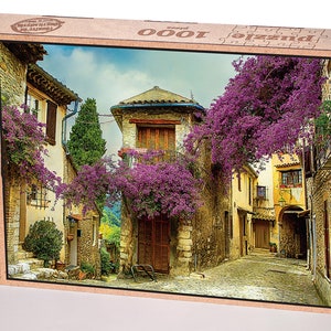 Rompecabezas de madera para adultos Las calles de provenza 2000-1000-500-204 Piezas Regalo del Día de la Madre para ella para él