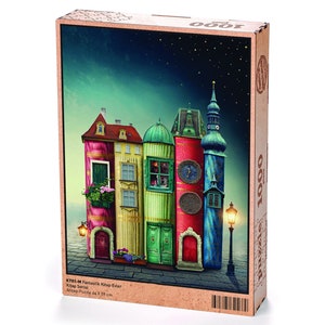 Rompecabezas de madera para adultos Fantastic House of Books 2000-1000-500-204 piezas Regalo del Día de la Madre para ella para él