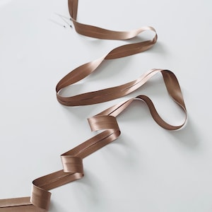 2cm - 4/5 &quot;Satin Bias Tape, Satin bias tape, bias binding, trim (0.78 inches) - Single fold bias, Lingerie trim