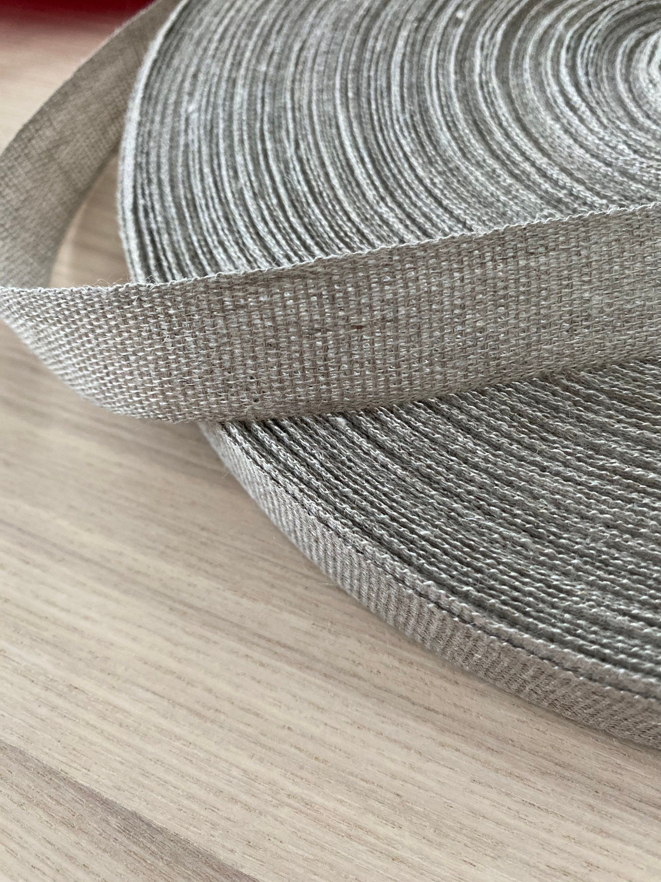 10/15/20/30 Mm Wide Linen Ribbon, Natural Color Linen Tape - Etsy