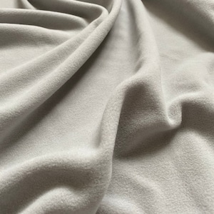 Fleece “Pil-Hot” light grey, high quality microfleece