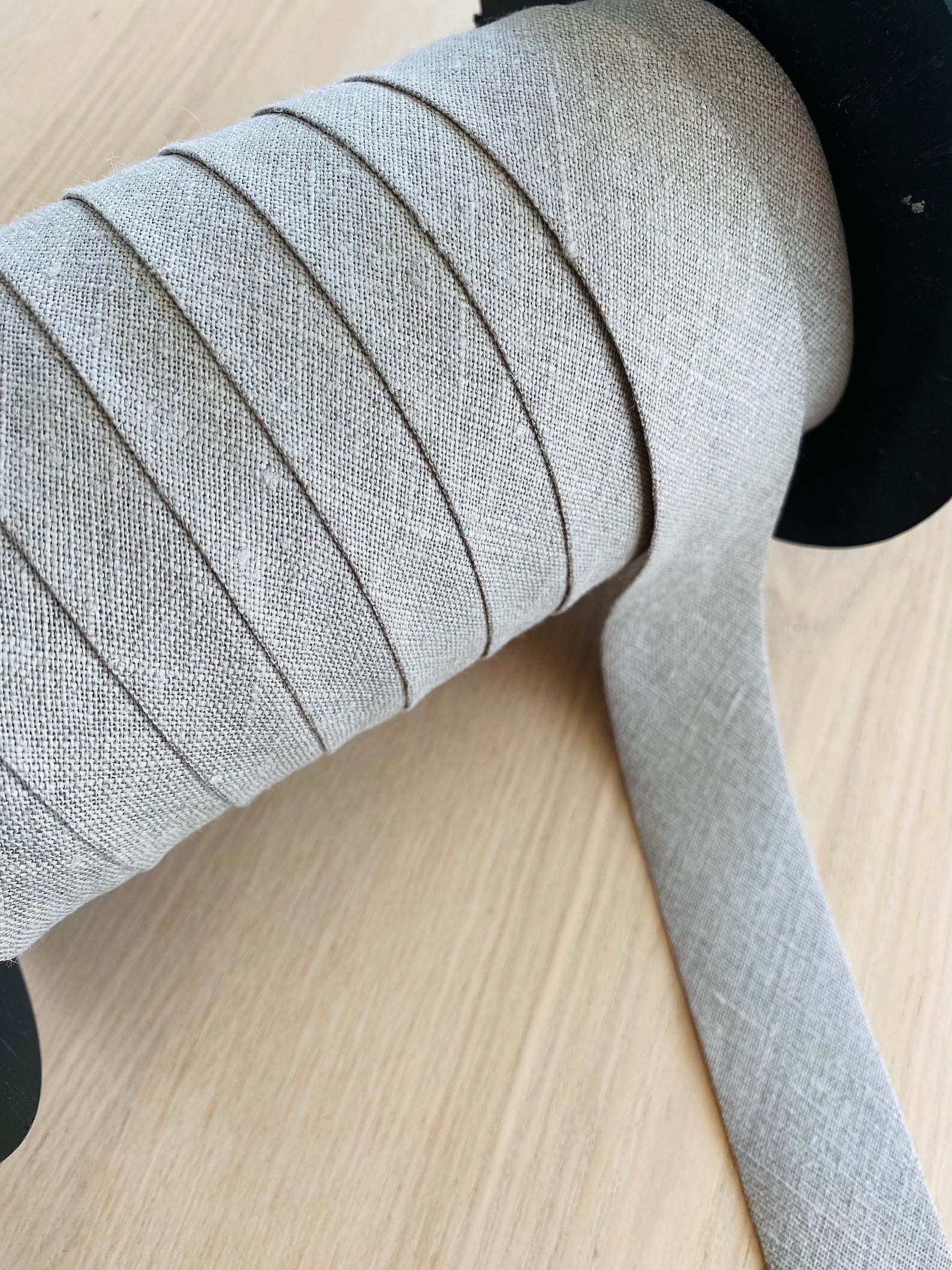 Linen Bias Tapewhite Linen Bias Tape 30mmnatural Binding Tape 1,18 In