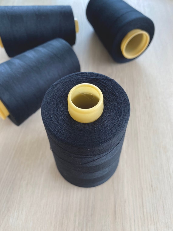 Sewing Thread Black Color for Sewing Machine or Hand Sewing-5000y Polyster  Thread-black Color Thread 