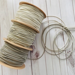4 Meters Elastic Nylon Lycra Cord, Soft and Thick Cord, Nylon Lycra String,  Suitable for Making Bracelets, Elastic Cord 5mm 
