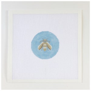 Bumblebee - Needlepoint Ornament Canvas (18 count mesh)