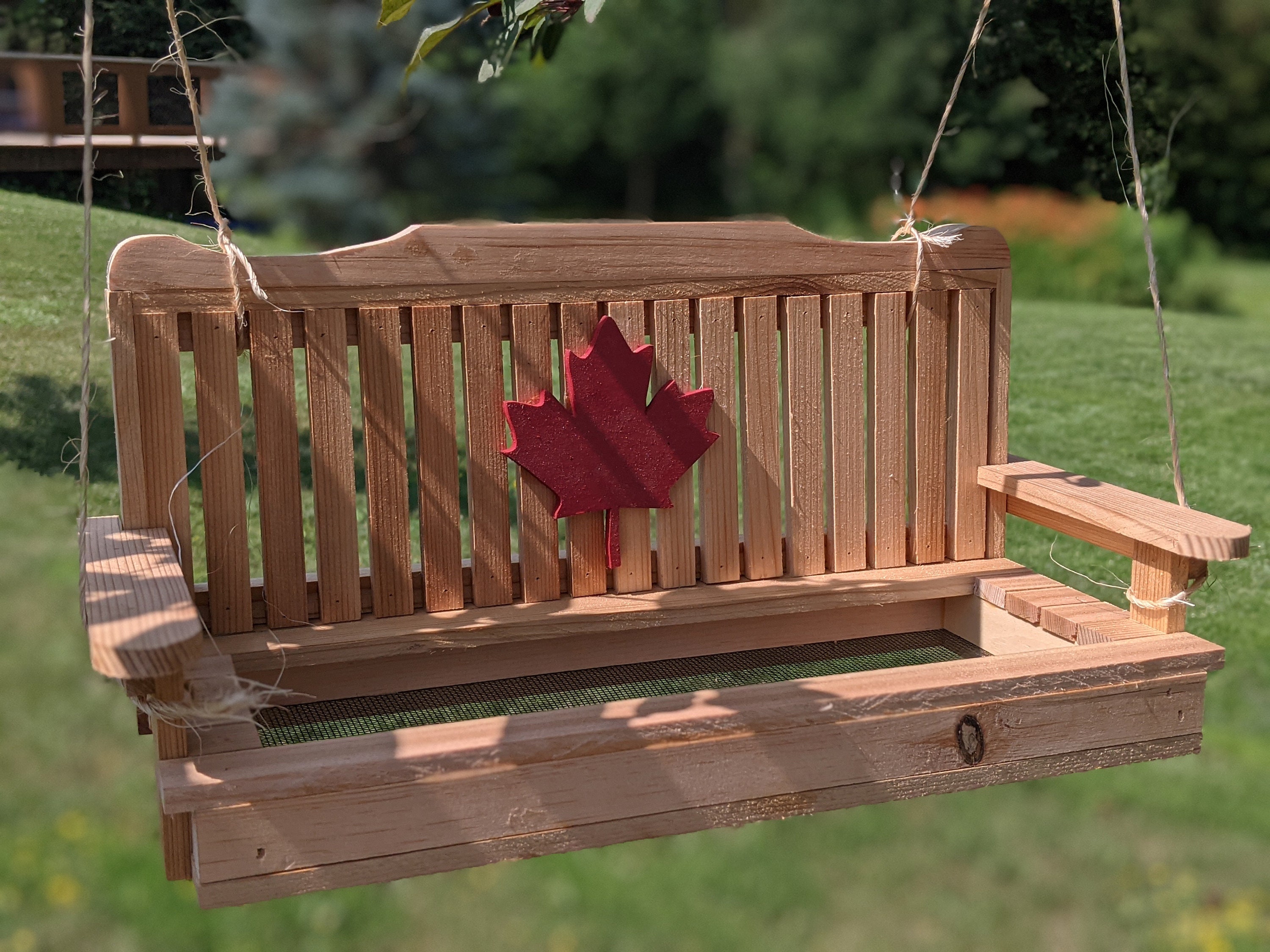 Porch Swing Bird Feeder Etsy Canada
