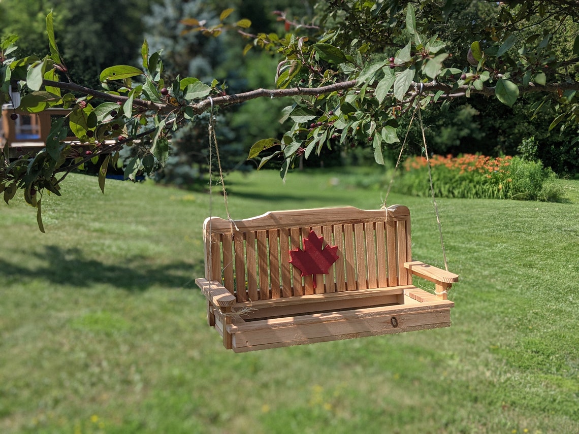 Porch Swing Bird Feeder Etsy Canada