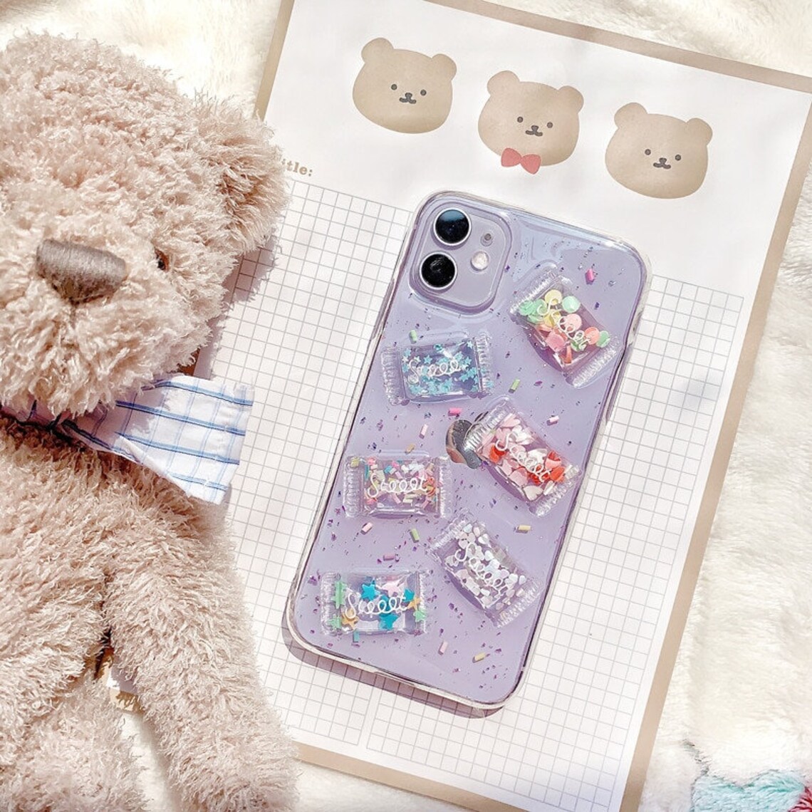 Cute 3D Sweet Candy Phone Cases For iphone 11 XR X XS Max 12 Etsy