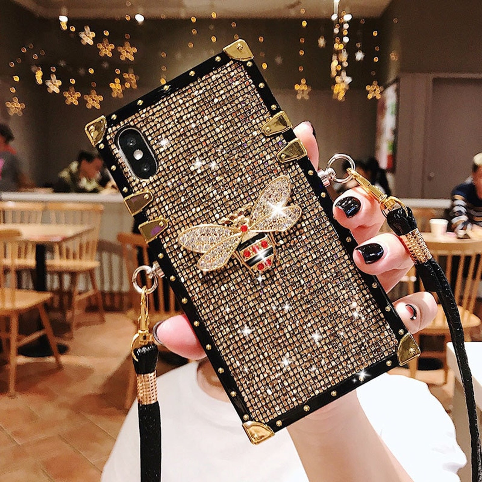 Fashion Glitter Lanyard Phone Case For iPhone 12 Pro Max Case | Etsy