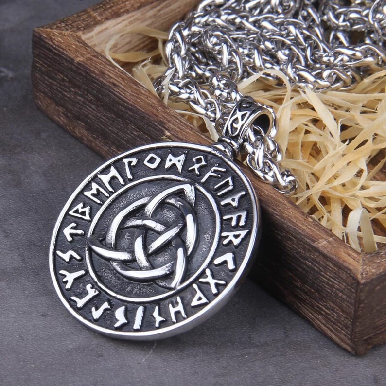 Women Men Viking Viking Protection -Viking Wedding Runes Pagan Gift Norse Viking Necklace Vegvisir Rune Necklace Nordic Viking Jewelry