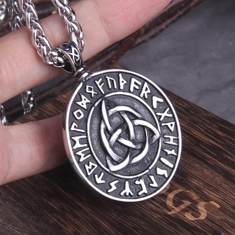 Women Men Viking Viking Protection -Viking Wedding Runes Pagan Gift Norse Viking Necklace Vegvisir Rune Necklace Nordic Viking Jewelry