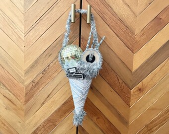 NYE Disco Party Door Hanger