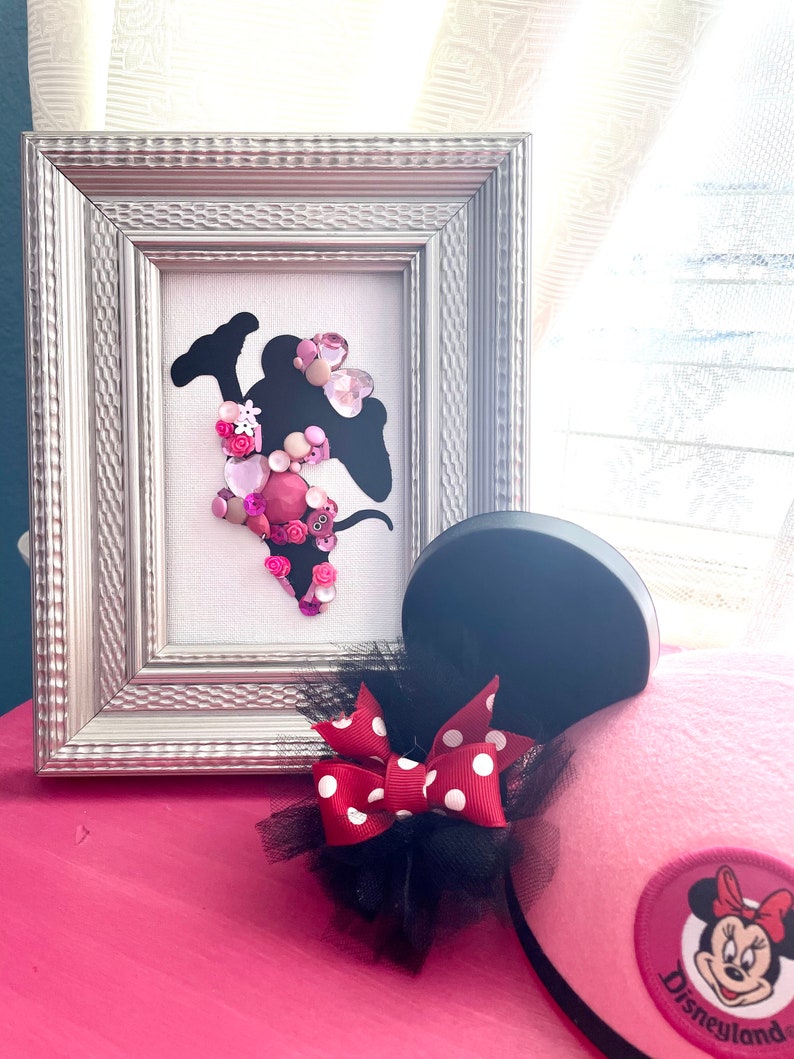 Minnie Mouse Framed Art Etsy