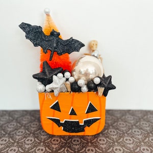 Vintage Jack-o-Lantern Bucket