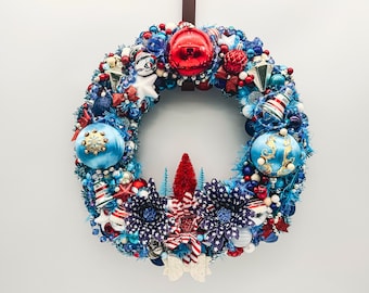 July 4th Kitsch Wreath