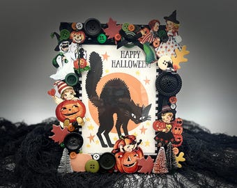 レトロなハロウィーンのシャドーボックスを楽しんでください！ - Etsy 日本