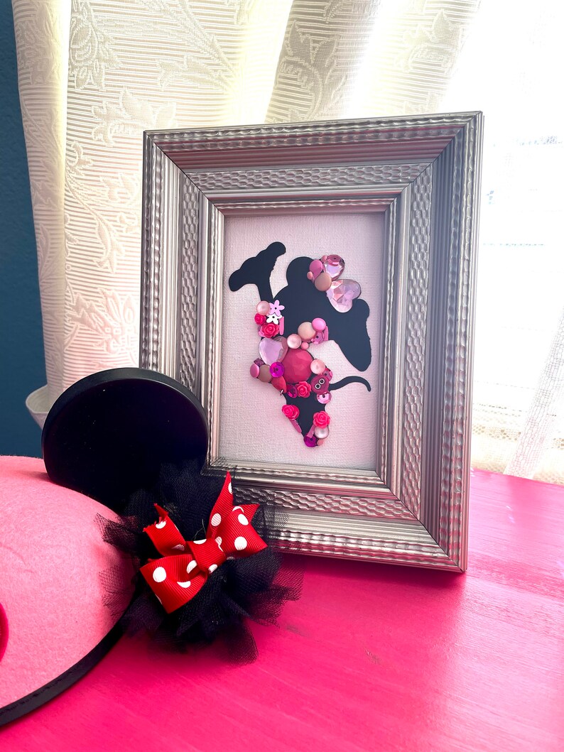 Minnie Mouse Framed Art Etsy
