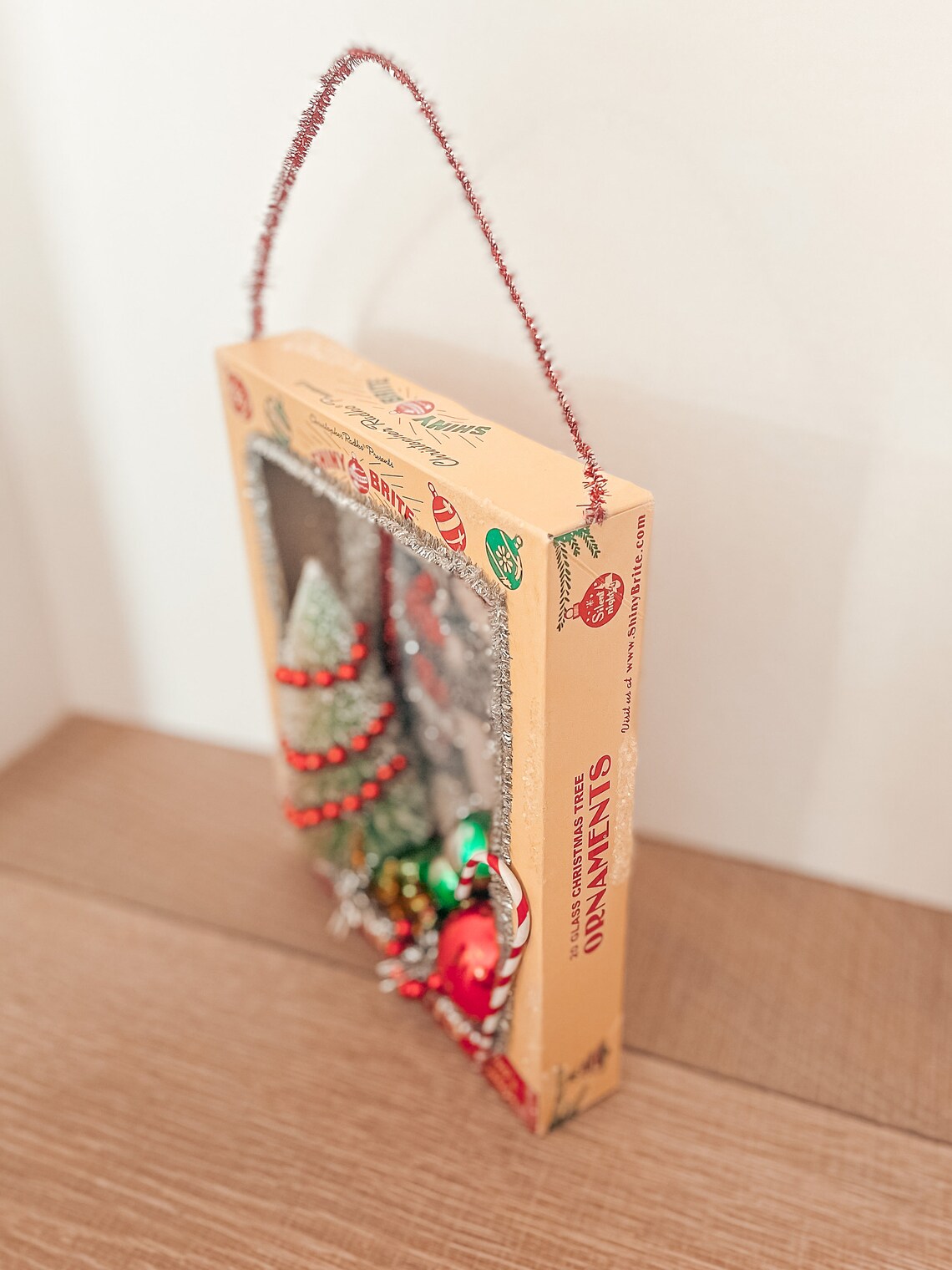 Shiny Brite Ornament Box Diorama Etsy