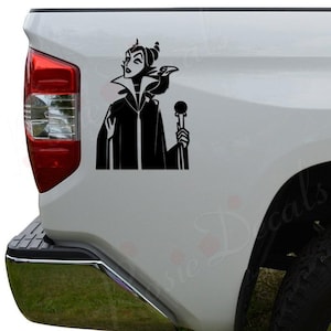 Maleficient Witch Soceress Cinderella Fantasy Die Cut Vinyl Decal Sticker For Car Truck Motorcycle Window Bumper Wall Home Office Decor