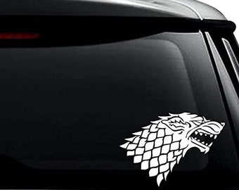 Angry Wolf Game Of Thrones Car Decal Window Decals Vinyl Sticker Decor Bumper Angry Wolf Game Of Thrones Car Decal Window Decals Vinyl Sticker Decor Bumper