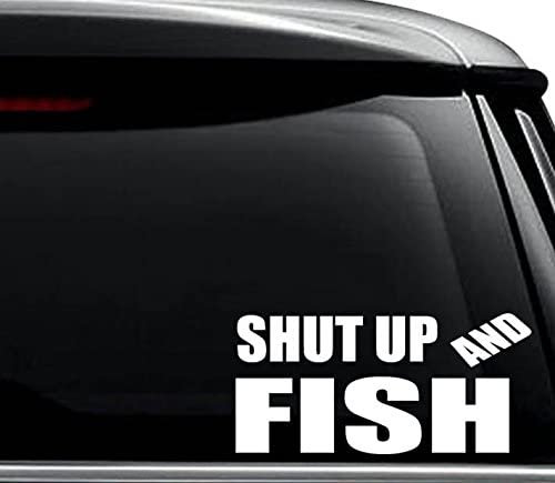 Shut up and Fish Stickers 