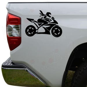Girl Riding Motorcycle Motorbike Biker Die Cut Vinyl Decal Sticker For Car Truck Motorcycle Window Bumper Wall Home Office Decor